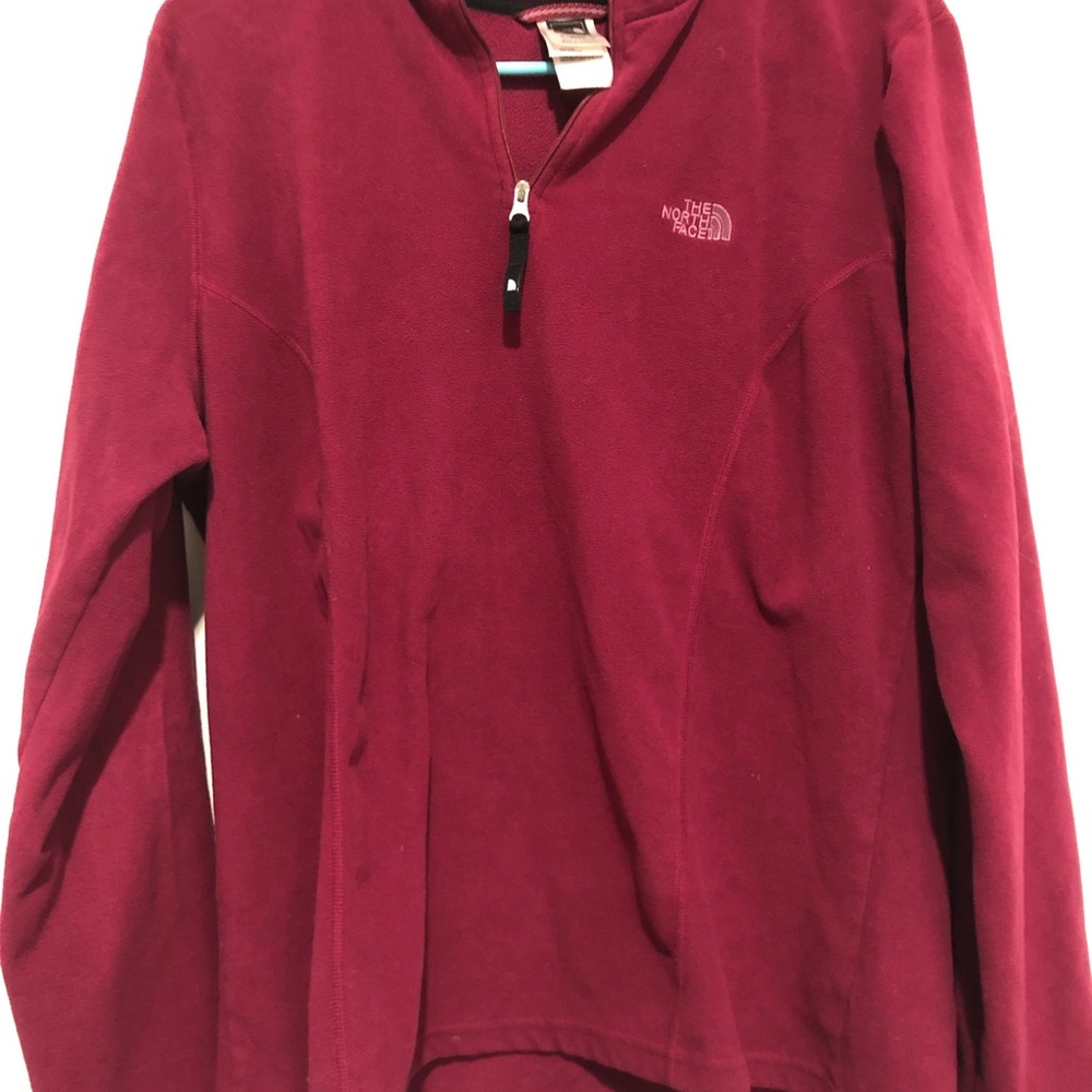 Half zip North Face fleece